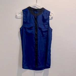 J. Crew sleeveless button down top